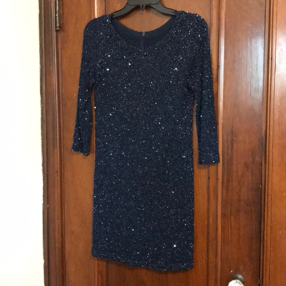 Haute Hippie beaded cocktail dress